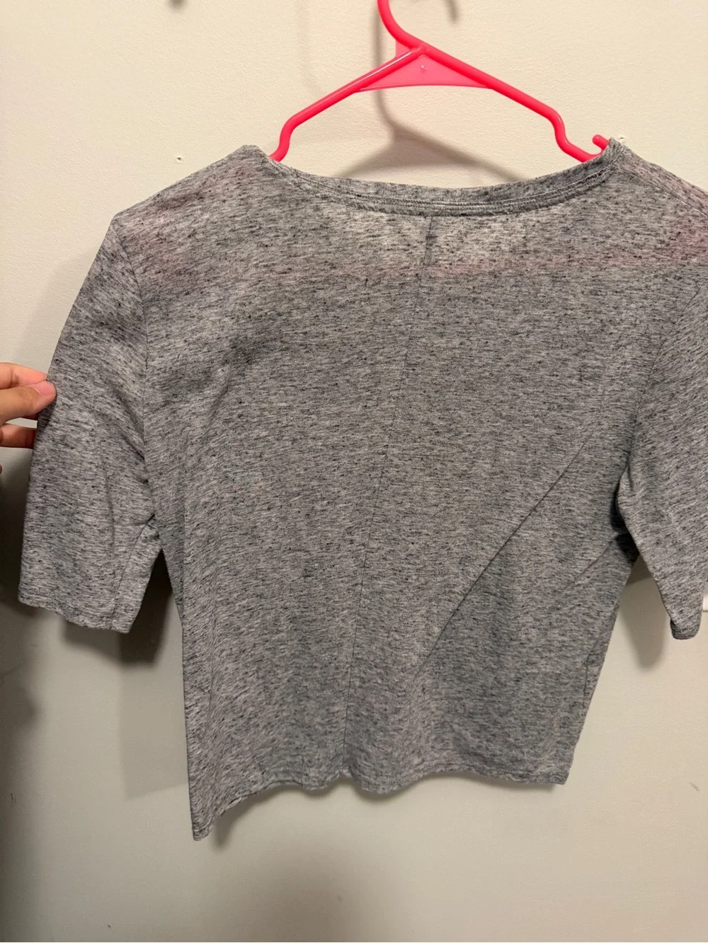Victoria’s Secret Gray Pink “It’s You Not Me” Graphic Tee Size S/P